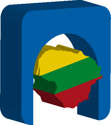 E. valdžios vartų logotipas